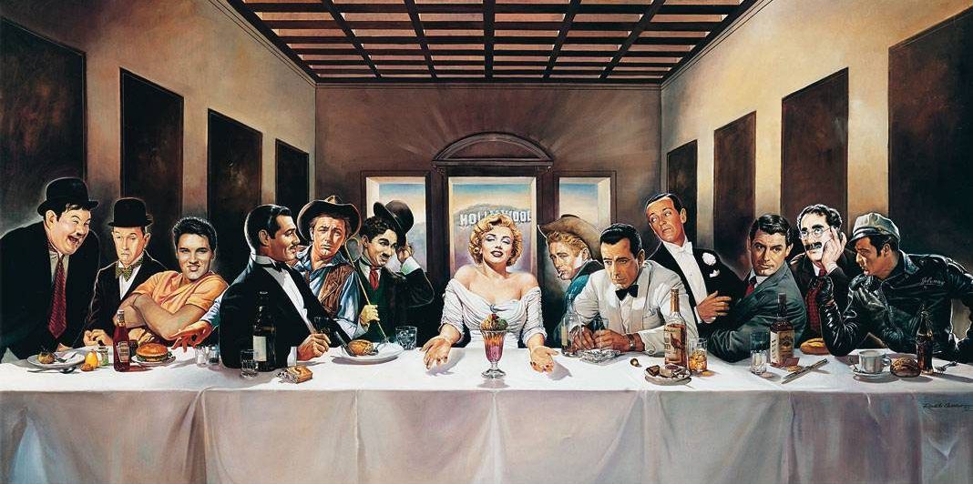 Última cena parodiando las referencias cinematográficas